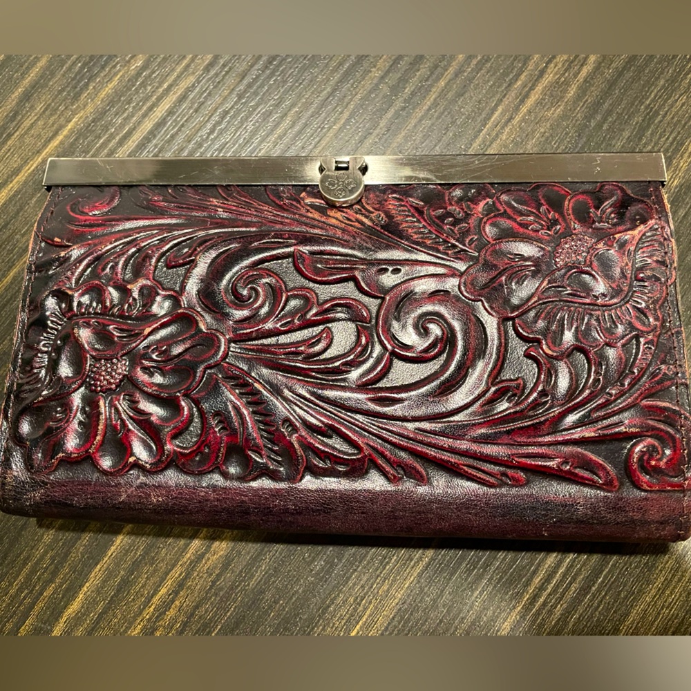 Patricia Nash wallet. Worn well.